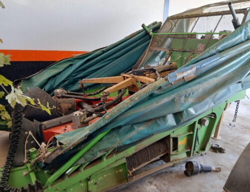 Recolector de almendra delantero marca Solano